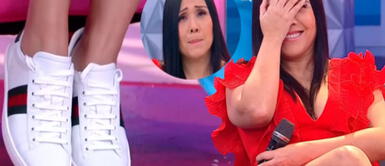 Tula Rodríguez Tula Rodríguez "llora" porque Reinaldo Dos Santos le dio zapatillas Gucci bambas