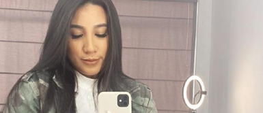 Samahara Lobatón con outfit de borreguito Samahara Lobatón refleja la versatilidad y potencia de la piel de borreguito en un sublime look