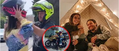 Ethel Pozo: su novio la convence para entregar las invitaciones de su boda en moto Ethel Pozo: su novio la convence para entregar las invitaciones de su boda en moto