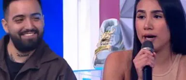 Samahara Lobatón desafía en VIVO a especialista de zapatillas y este la cuadra en boca de todos Samahara Lobatón desafía en VIVO a especialista de zapatillas y este le encara