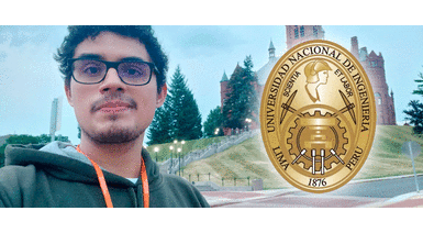 Talento de la UNI gana concurso y estudiará su maestría en Estados Unidos tras lograr beca Talento de la UNI gana concurso y estudiará su maestría en Estados Unidos tras lograr beca