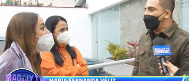 Mafer Portugal encara a Tommy Portugal en laboratorio de ADN Mafer Véliz encara a Tommy Portugal minutos antes de sacarse la prueba de ADN