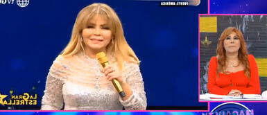 Magaly Medina se burla de look de Gisela Valcárcel Magaly Medina critica a Gisela Valcárcel: "Ella va al gimnasio a conversar"