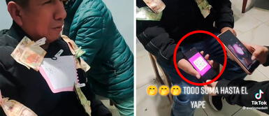 Cumpleañero no perdona y muestra su código QR de Yape para los invitados que no pudieron llevarle regalo Cumpleañero no perdona y muestra su código QR de Yape a invitados que no le llevaron regalos