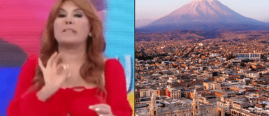 Magaly feliz por aniversario de Arequipa Magaly Medina emocionada por aniversario de Arequipa: “Soy peruana - arequipeña”