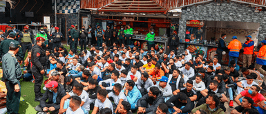 Más de 200 extranjeros detenidos en discoteca de SJL serán deportados Más de 200 extranjeros detenidos en discoteca de SJL serán deportados