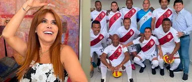 Roberto Palacios y Miguel Rebosio fueron ampayados recientemente por Magaly MEdina Agustín Lozano y la foto con exfutbolistas: "Tienen más 'ampays' que mundiales" | FOTO
