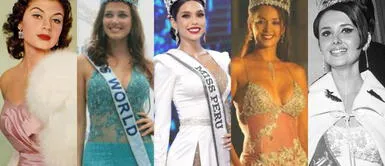 Las peruanas reinas de belleza que ocuparon el Top 3 en Miss Universo y Miss Perú. Peruanas más hermosas que llegaron al Top 3 del Miss Universo y Miss Mundo, ¿podrá Alessia Rovegno?