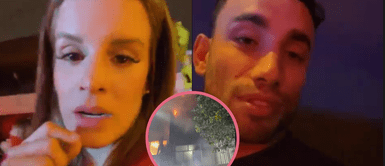 La pareja contó los detalles del siniestro en sus redes sociales Alejandra Baigorria y Said Palao pasan tremendo susto al incendiarse local donde comían | VIDEO