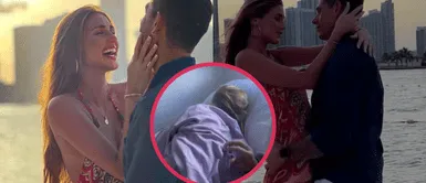 Hugo García sorprende a Alessia Rovegno Hugo García se reencuentra con Alessia Rovegno con romántica sorpresa: “Te extrañé muchísimo, amor”