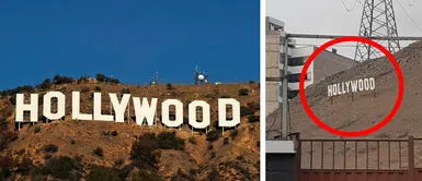 Cerro de Los Olivos luce letrero de Hollywood y estallan las redes sociales Cerro de Los Olivos luce letrero de Hollywood y estallan las redes sociales