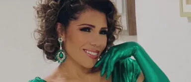 Susan Ochoa y análisis del enterizo verde Susan Ochoa y su polémico look verde satinado: experto de moda revela el problema del look
