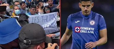 Hinchas de Cruz Azul se mostraron molestos por perder ante América (7-0). Hinchas de Cruz Azul amenazan a Luis Abram: "No vengas a robar, regresa a tu país"