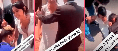 Viral: Exenamorado se opone a la boda y la novia decide irse con él ¡De novela! Exenamorado se opone a la boda y la novia decide irse con él