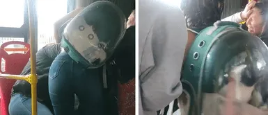 Mujer embarazada es agredida tras pelear por un asiento en un bus de transporte público Mujer embarazada es agredida tras pelear por un asiento en un bus de transporte público