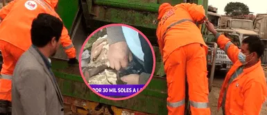 San Juan de Miraflores: se confunden y arrojan por error 30.000 soles a la basura San Juan de Miraflores: se confunden y arrojan por error 30.000 soles a la basura