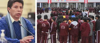 Pedro Castillo aprueba uso opcional de mascarillas en colegios Uso de mascarillas será opcional en colegios del Perú: ¿cuándo entra en vigencia la norma?