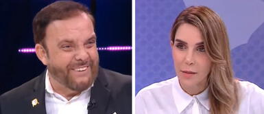 Juliana Oxenford y su reacción cuando Gonzalo Alegría le responde si quiere ser presidente Juliana Oxenford y su reacción cuando Gonzalo Alegría le responde si quiere ser presidente