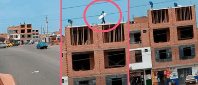 Peruano realiza la 'construcción del futuro' con su tercer piso hecho de tecnopor Peruano realiza la 'construcción del futuro' con su tercer piso hecho de tecnopor