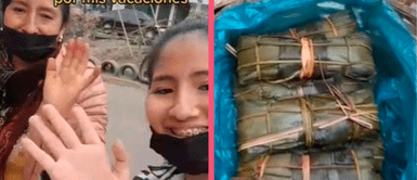 Joven ayuda a su madre a vender tamales en la calle para pagar sus estudios universitarios Joven ayuda a su madre a vender tamales en la calle para pagar sus estudios universitarios