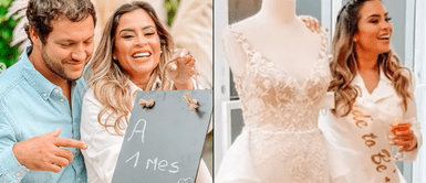 Ethel Pozo feliz con su vestido de novia Ethel Pozo: Conoce el vestido de novia que eligió para su boda con Julián Alexander