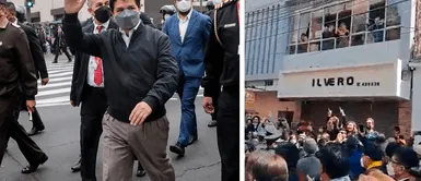 Pedro Castillo es recibido entre abucheos y huevos en Tacna Pedro Castillo es recibido entre abucheos y huevos en Tacna
