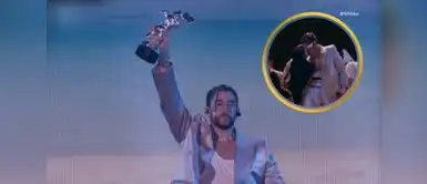 MTV VMAs 2022: Revive todos los detalles de la premiación y lo que pasó con Bad Bunny Bad Bunny hace presentación en vivo en los MTV VMA'S y besa a sus bailarines