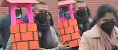 Santa Rosa de Lima: pareja de docentes llevó cartas de sus alumnos a pozo de los deseos Santa Rosa de Lima: pareja de docentes llevó cartas de sus alumnos a pozo de los deseos