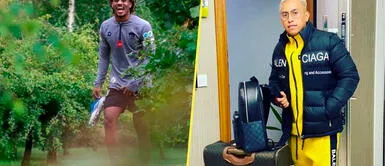 Christian y André son buenos amigos tras jugar en la 'Bicolor'. André Carrillo bromea a Christian Cueva tras recordar su buzo: "Como te gusta el amarillo"