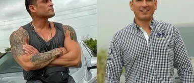 El cantante de cumbia cuestionó los dicho por el 'Rey de los huevos'. Christian Domínguez desmintió en VIVO a Rafael Fernández: “Fue él quien me invitó a entrar a su casa”