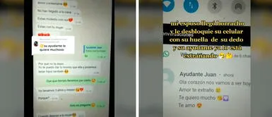 Mujer desbloquea celular de su esposo y descubre infidelidad Mujer desbloquea celular de su esposo y descubre infidelidad: La guardaba como ‘Ayudante Juan’