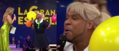 Giselo sorprende a Gisela tras aparecer disfrazado de Luz Clarita. ‘Giselo’ sorprende a todos apareciendo como luz clarita en “La gran estrella”