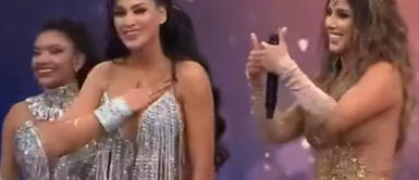 Michelle Soifer fue elogiada por el jurado. Foto: captura América TV “La gran estrella”: Micheille Soifer enfrenta y derrota a Yahaira Plasencia