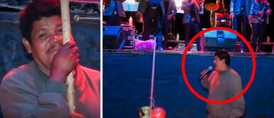 Vendedor ambulante encantó con su voz Vendedor ambulante acepta reto, canta con orquesta y se roba el show | VIDEO