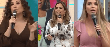 Ethel Pozo explicó por qué no invitó a Janet y Brunella a su despedida de soltera. Foto: Screenshot de "América hoy" Ethel Pozo explicó por qué no invitó a Janet y Brunella a su despedida de soltera. Foto: Screenshot de "América hoy"