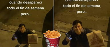 Joven se desaparece una semana y busca reconciliación con un combo de KFC Joven se desaparece una semana y busca reconciliación con un combo de KFC