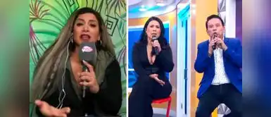 Paula Arias molesta al aclarar imágenes con Eduardo Rabanal. Paula Arias molesta al aclarar imágenes con Eduardo Rabanal.