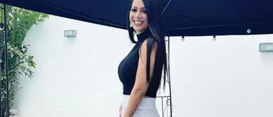 Melissa Klug y vestido nude Melissa Klug reaparece en televisión enfundada en sensual look con la dosis exacta de animal print