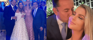 ¡Vivan los novios! Brunella y Richard se lucieron con Ethel y Julián Brunella y Richard comparten junto a Ethel Pozo y Julián Alexander en “la boda más hermosa”