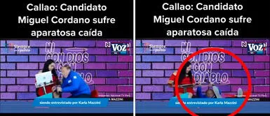 Candidato del Callao sufre aparatosa caída durante entrevista en vivo Candidato del Callao sufre aparatosa caída durante entrevista en vivo | VIDEO