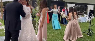 Las hijas de Ethel Pozo, Doménica y Luana, fueron sus damas de honor. Hijas de Ethel Pozo fueron sus damas de honor: "Mis amores, conmigo, con nosotros" | VIDEO