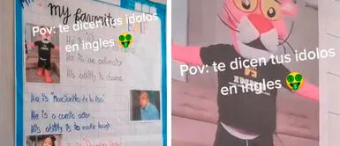 Estudiantes eligen a Dayanita, La Pantera y Marcianito como ídolos para exposición de inglés Estudiantes eligen a Dayanita, La Pantera y Marcianito como ídolos para exposición de inglés | VIDEO