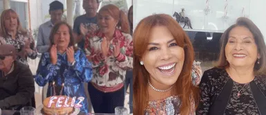 Magaly Medina se mostró emocionada de celebrar un año más de vida de su madre Magaly Medina celebró el cumpleaños de su madre en reunión familiar