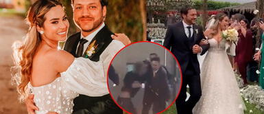 Registran agresión a la prensa en el matrimonio de la hija de Gisela Valcárcel. Prensa fue agredida durante boda de Ethel Pozo: “¿Por qué me tocas?”