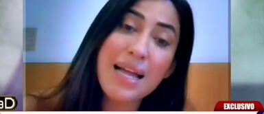 Consuelo Rivero, acusada de ser la estafadora de Tinder, negó los cargos en su contra. Foto: captura video/Día D/ATV Consuelo Rivero se defiende tras acusación de peruanos y asegura no se la “Estafadora de Tinder”