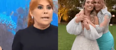 Magaly criticó a Gisela Valcárcel Magaly critica a Gisela Valcárcel y su outfit en boda de Ethel Pozo: “¿Quién la asesora?”