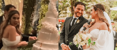 Ethel Pozo y Julián Alexander se habrían ahorrado una buena cifra con canjes en su boda Ethel Pozo habría logrado ahorrar con sus canjes S/100 mil en su boda con Julián Alexander