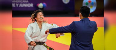 La judoka peruana derrotó a la colombiana Heidy Santillana. Judoka Luciana Julca: “Prometo darle más medallas a mi país”