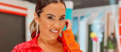 Ethel Pozo con bikini tribal Ethel Pozo goza su luna de miel desde exótica playa caribeña con intrépido bikini multicolor