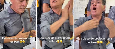Profesor peruano cuadra a sus alumnos porque no le hacían caso: Yo tengo que hablar, ustedes no Profesor peruano 'cuadra' a sus alumnos porque no le hacían caso: "Yo tengo que hablar, ustedes no"